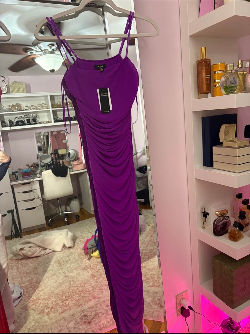 Long Purple Dress